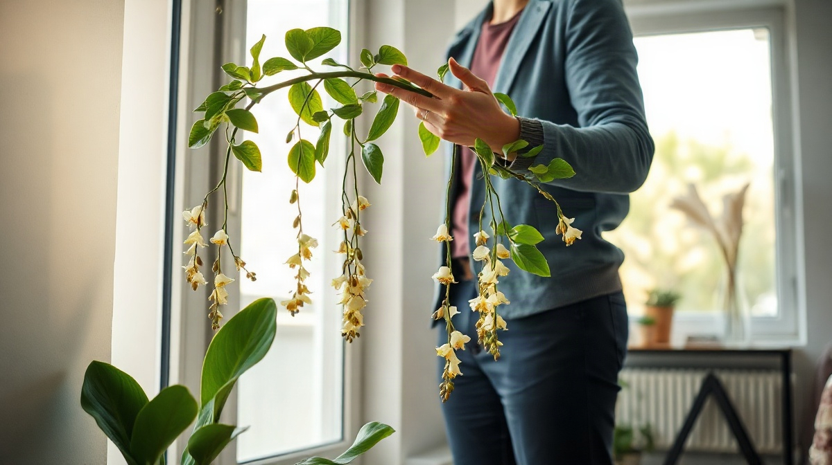 Le hoya, de la fleur de