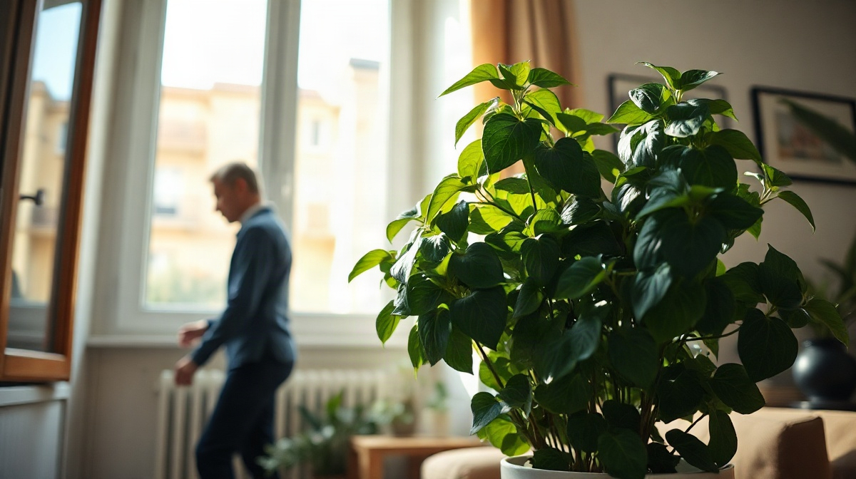 Le lierre en intérieur et la
