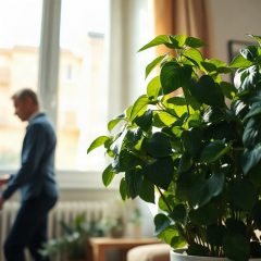 Le lierre en intérieur et la